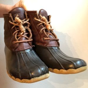 Sperry Women Saltwater Leather Duck Boot